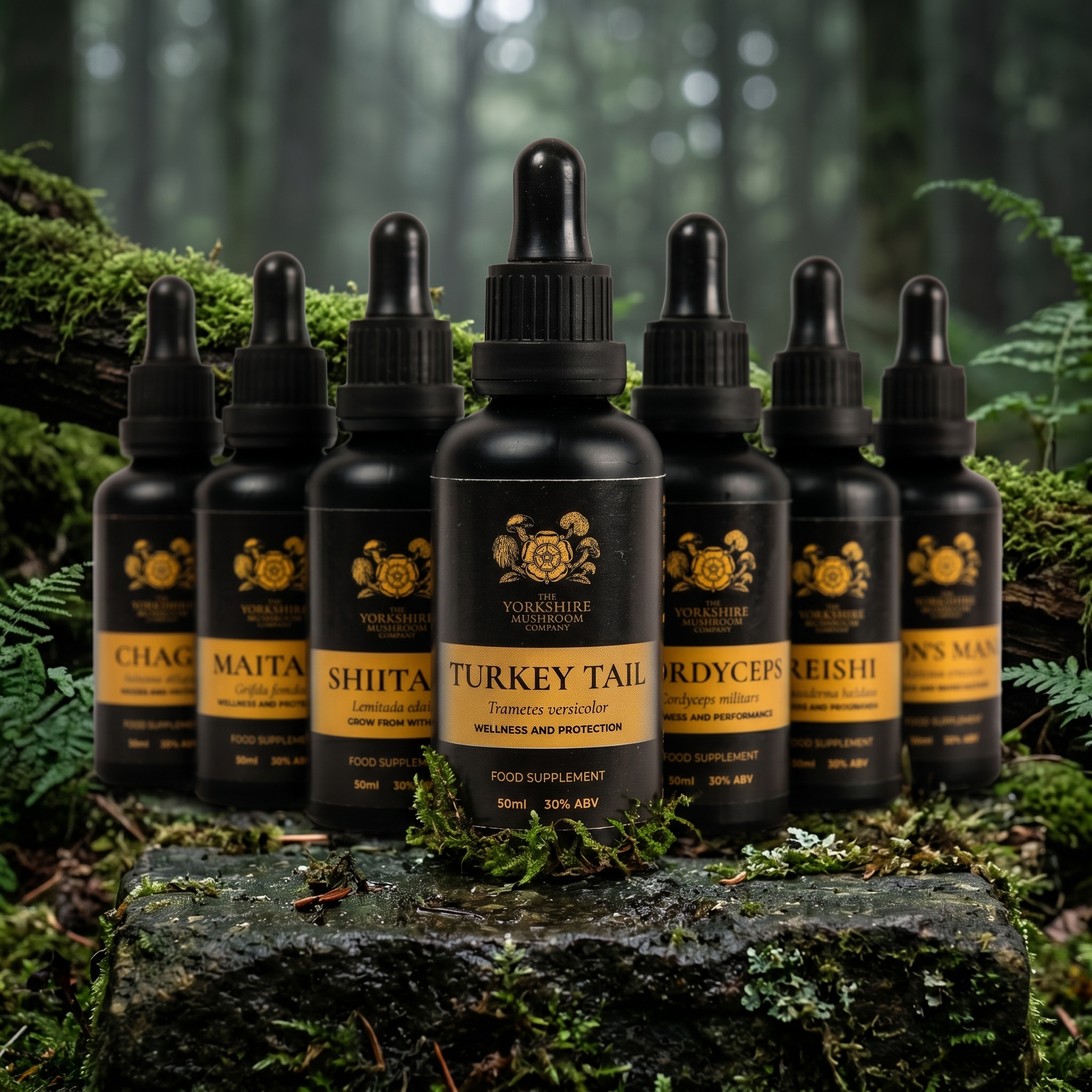 The Complete Apothecary Suite · 5 Core Extracts + 2 Complimentary Gifts (7 Bottles Total)