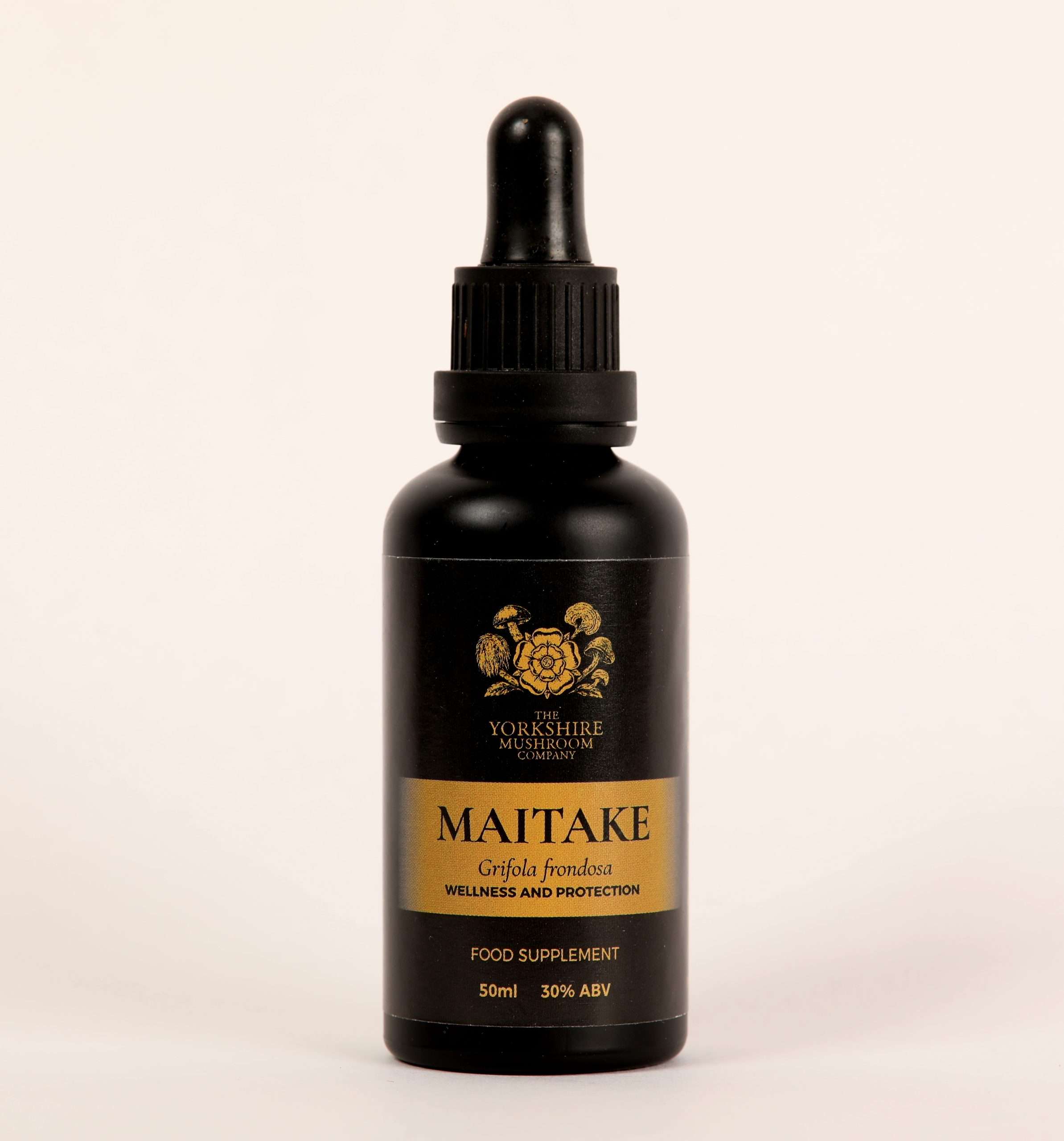Yorkshire Mushroom Company Maitake tincture box packaging