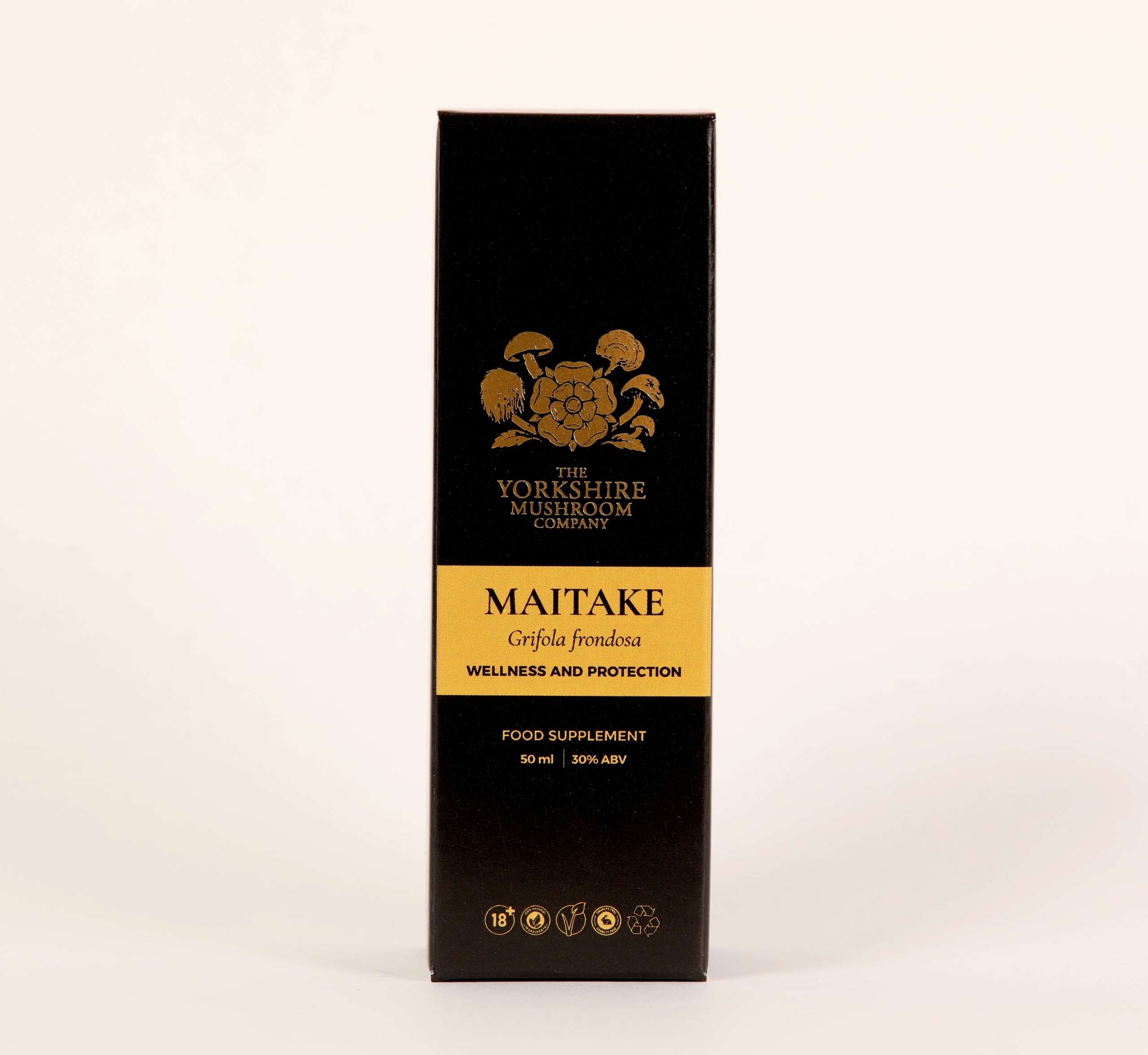 Yorkshire Mushroom Company Maitake tincture bottle