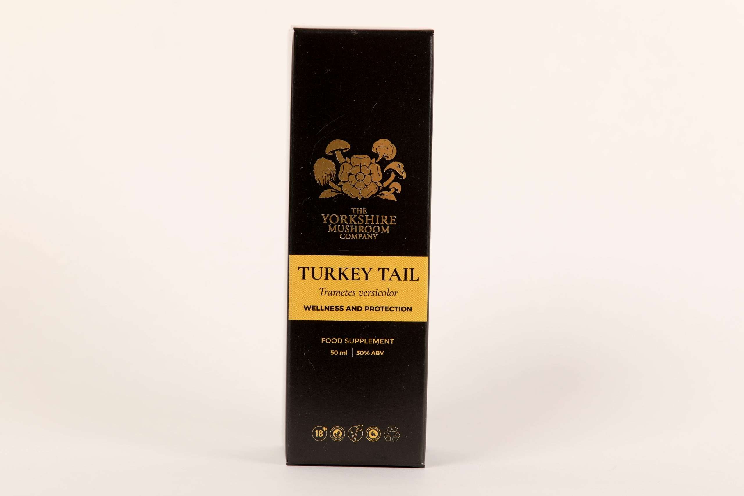 Yorkshire Mushroom Company Turkey Tail tincture bottle